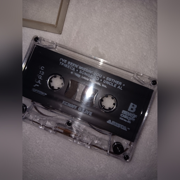 Vintage 80s Smooth Jazz Kenny G Live Cassette Pre-owned - Picture 3 of 7